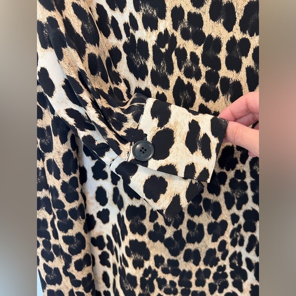 Zara Leopard Print Mini Dress - Picture 4 of 6